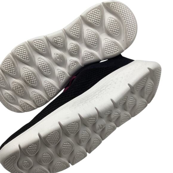 Skechers Women's Go Walk Flex Alani Black Lace-Up Sneakers Size 9 - Picture 6 of 7